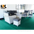 6-Piece Gorgeous Synthetic Couch Sectional Sofa Set Outdoor Rattan Furniture